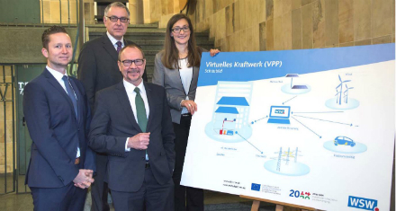 Die Stadtwerke Wuppertal starten gemeinsam mit Partnern jetzt ein Klimaschutzprojekt zur intelligenten Vernetzung von Erzeugung und Verbrauch in Wohnquartieren.