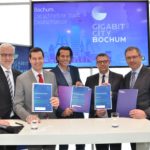 Die Initiative Gigabit-City Bochum wurde auf der CeBIT vorgestellt.