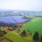 Der Solarpark Malsch wurde auf einem ehemaligen Deponiegelände errichtet.