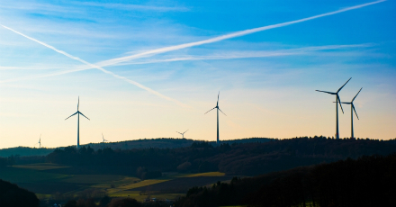 Der interkommunale Windpark Lahn-Dill-Bergland.