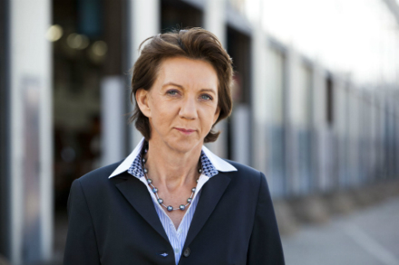 Gasag-Chefin Vera Gäde-Butzlaff zeigt sich auf der Jahrespressekonferenz mit dem eingeschlagenen Weg und dem Ergebnis des Konzerns zufrieden.