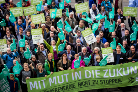 Das Bündnis Bürgerenergie schaute schon auf dem Konvent 2015 mit Mut in die Zukunft.