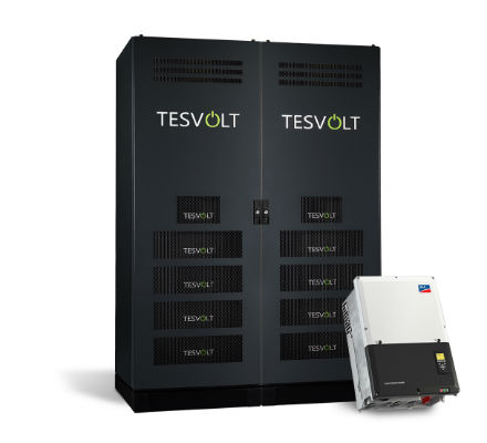 Hochvolt-Lithiumspeichersystem von Tesvolt.