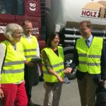 Besuch von Ministerin Höfken bei den Westerwälder Holzpellets.