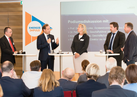 Podiumsdiskussion zum Energie-Impuls am 06.09.2017 in Berlin.