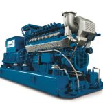 Das neue MWM TCG 3016 Aggregat von Caterpillar Energy Solutions.