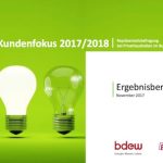 Laut einer Verbraucherumfrage im Auftrag des BDEW sind über 70 Prozent der Kunden mit ihrem Strom- oder Gaslieferanten sehr zufrieden.