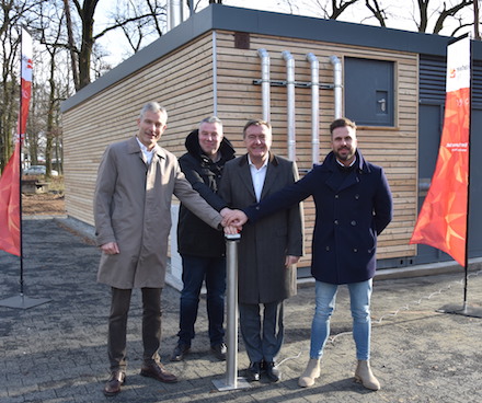 Die Stadtwerke Hanau haben ein neues Biomasse-Heizwerk in Betrieb genommen.