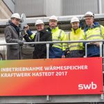 Rund vier Millionen Euro hat der Bremer Versorger swb in den Bau eines Wärmespeichers im Heizkraftwerk Hastedt investiert.