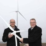 Drei neue Windräder hat NEW Re in der Nähe der Stadt Linnich in Betrieb genommen.