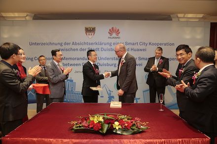 Mithilfe von Huawei will Duisburg zur digitalen Modellstadt werden.