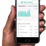 Mithilfe einer App können Kunden ihren Stromverbrauch in Echtzeit kontrollieren und visualisieren.