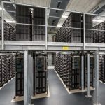 WEMAG-Speicher: Die präqualifizierte Leistung von insgesamt zehn Megawatt wird über einen technischen Verbund aus über 50.000 Lithium-Ionen-Akkus bereitgestellt.