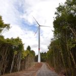 Der Windpark Grünberg im hessischen Landkreis Gießen besteht insgesamt aus drei Windkraftanlagen.