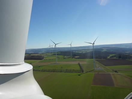 Fünf Anlagen hat der Windpark Schlüchtern