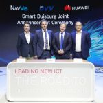 Auf der CEBIT 2018 unterzeichneten Huawei und die DU-IT GmbH eine Rahmenvereinbarung über eine Plattform für Smart-City-Services.