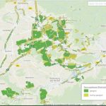 Die Karte zeigt die Freiflächen in Baden-Württemberg
