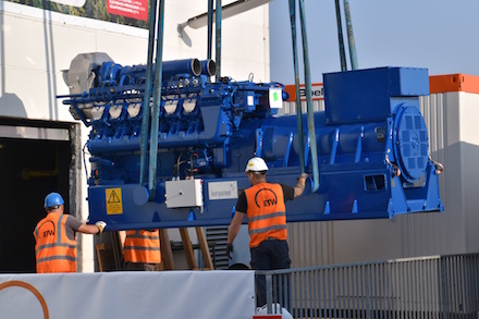 Würzburg: Blockheizkraftwerk am Heuchelhof erhält neue Gasmotorenanlagen.