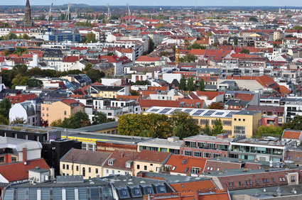 Studie: Viele Berliner Dächer sind für die Photovoltaik geeignet.