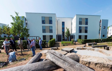 Gemeinsam mit Partnern bauen die Stadtwerke Rüsselsheim den Horlache Park zum Quartier der Zukunft aus.