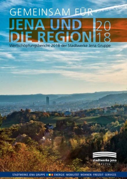 Wertschöpfungsbericht: Von den bundesweiten Gesamtausgaben der Stadtwerke Jena in Höhe von 363 Millionen Euro fließen 227 Millionen Euro in die Region zurück.