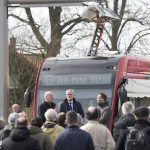 „Wir fahren Strom“ heißt es ab Samstag auf der neuen E-Buslinie M1 zwischen Düstrup und Haste.