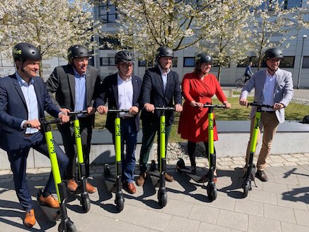 Von der Erprobung der E-Scooter auf dem DESY-Forschungscampus will auch die Freie und Hansestadt Hamburg profitieren.