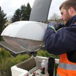 Die Hertener Stadtwerke rüsten Straßenlaternen auf LED-Technik um.