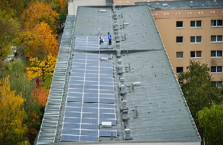 Das größte Mieterstromprojekt Deutschlands entsteht derzeit in Berlin.