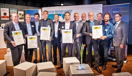 Das sind die glücklichen Gewinner des diesjährigen Contracting-Preises BW 2019.