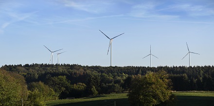 Wurde in kürzester Zeit mit Bürgergeldern finanziert: Windpark Münsterwald.