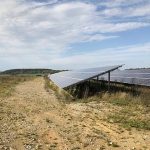 Der Solarpark Kersch kurz vor der Fertigstellung.