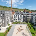 So soll das klimaneutrale Quartier Neue Weststadt in Esslingen im Endausbau aussehen.