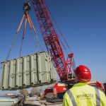 Ein tonnenschwerer Großtrafo wurde für das geplante Umspannwerk in Hannover-Anderten geliefert.