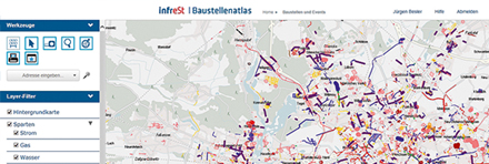 Baustellenatlas gibt einen Überblick über die geplanten Maßnahmen.