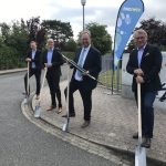 Der symbolische erste Spatenstich zum Glasfaserausbau fand Anfang Juli in Cuxhaven statt.