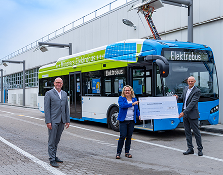 Die Stadtwerke Münster haben einen Förderbescheid über 1