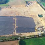 Derzeit im Bau: Der Solarpark Zietlitz in Mecklenburg-Vorpommern.