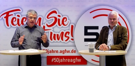 AGFW-Geschäftsführer Werner Lutsch (rechts) mit Harald Rapp