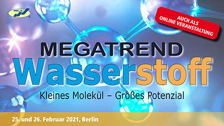 Der Kongress Megatrend Wasserstoff nimmt den Hype um den alternativen Energieträger in den Blick.