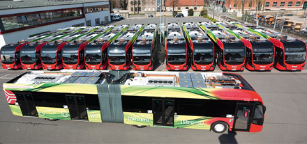 Osnabrück setzt im Nahverkehr voll auf Elektrobusse.