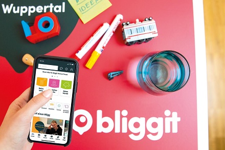 Bliggit ist die neue digitale City-Plattform von Wuppertalern für Wuppertaler.