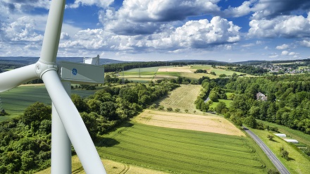 Fotorealistische Darstellung der GE-Anlage.