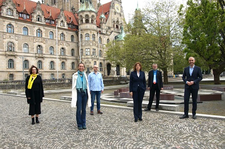 Die Protagonisten der Initiative „hannover erneuerbar“.