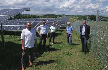 Die neue PV-Anlage in den Hilpoltsteiner Ortsteilen Weinsfeld und Lay.