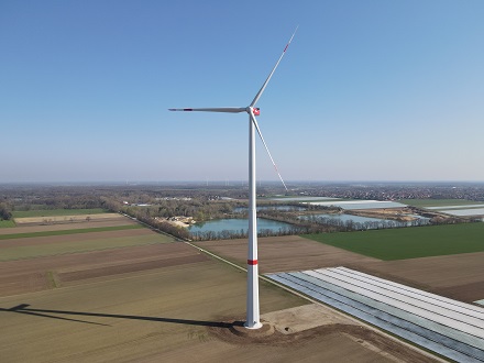 Erst durch Repowering aufgewertet und jetzt in Bürgerenergiehand: Anlage im Windpark Immenberg.