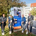 Spatenstich zum ersten Ultra-Schnellladepark an der B31/Schreiberstraße in Freiburg.