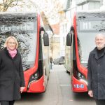 Die komplette E-Bus-Flotte der Stadtwerke ist im Einsatz.