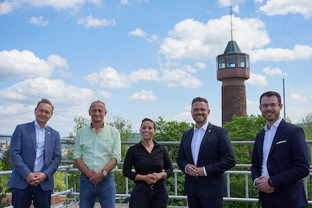 Freude über das stadtweite LoRaWAN-Netz in Pforzheim.