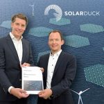 RWE und Solarduck testen Technologie für Offshore-Solarparks.